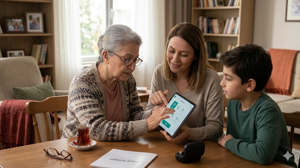Yaşlı Bireyin Cihaz Kullanımına Adaptasyon Süreci