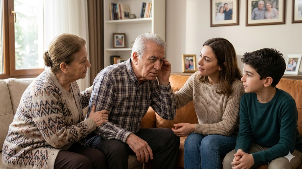 Yaşlılarda İşitme Kaybı (Presbiakuzi) Belirtileri ve Aile İçin Yapılması Gerekenler